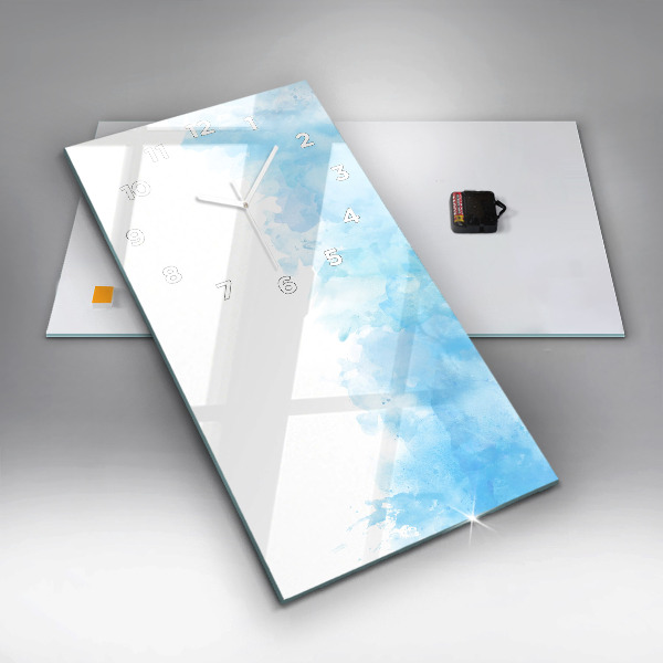 Vertikale Uhr Gemalte Flecken