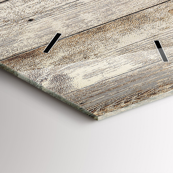 Vertikale Uhr mit motiv Holztafeln