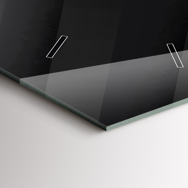 Vertikale Uhr Dunkles Wandmuster