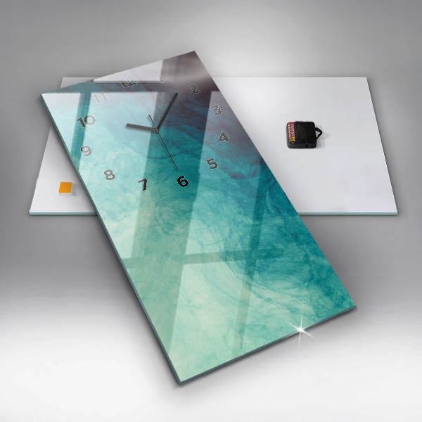 Vertikale Uhr mit motiv Tiefe Abstraktion