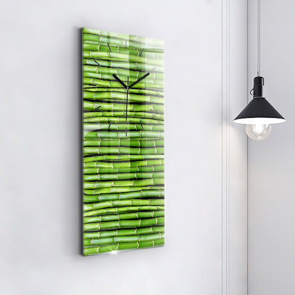 Vertikale Uhr mit motiv Asiatischer Bambus