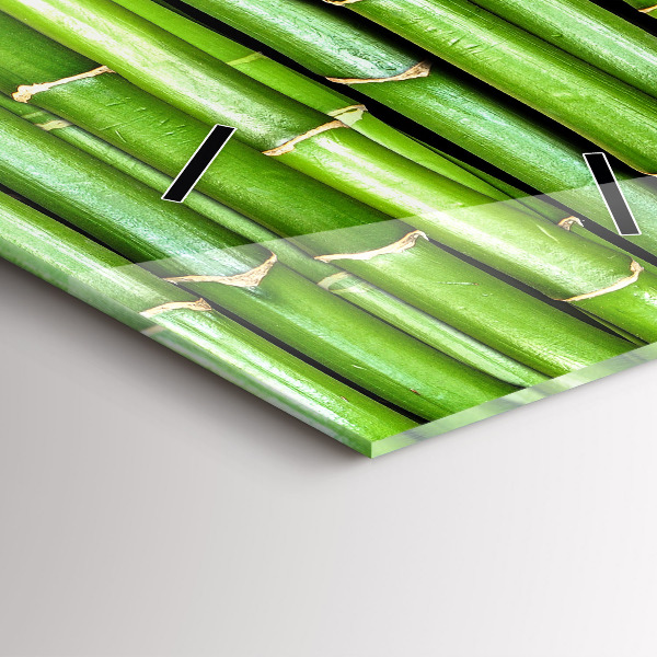 Vertikale Uhr mit motiv Asiatischer Bambus