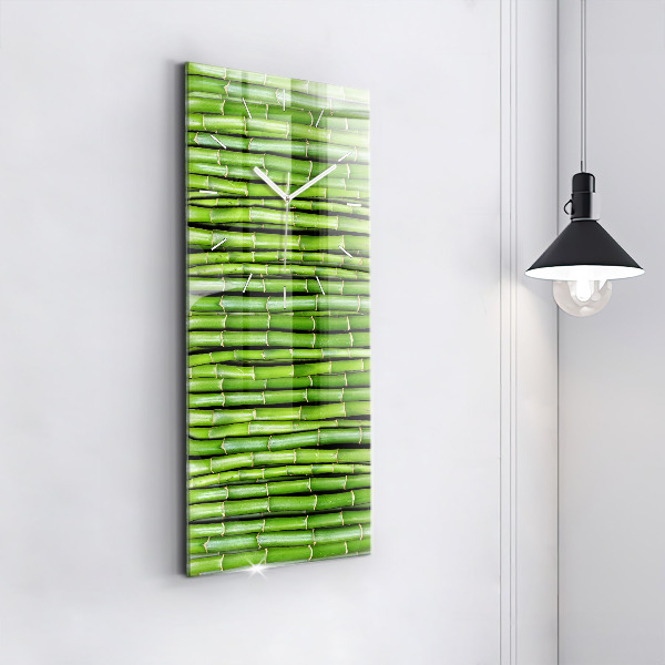 Vertikale Uhr mit motiv Asiatischer Bambus