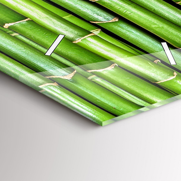 Vertikale Uhr mit motiv Asiatischer Bambus