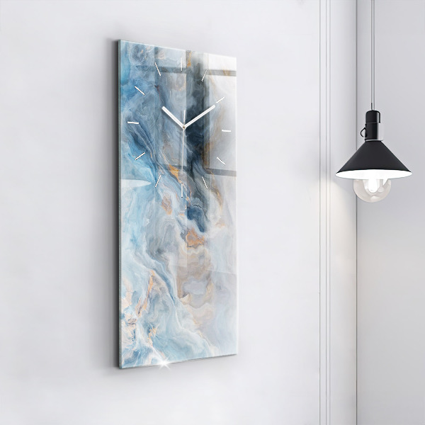 Vertikale Uhr Marmor-Muster