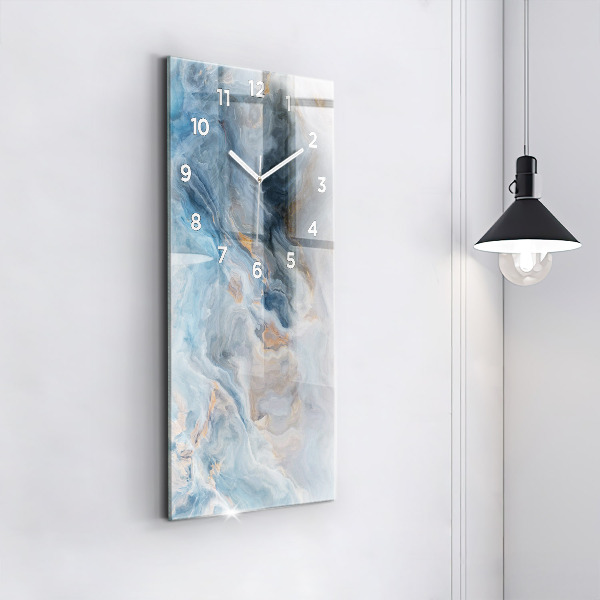 Vertikale Uhr Marmor-Muster