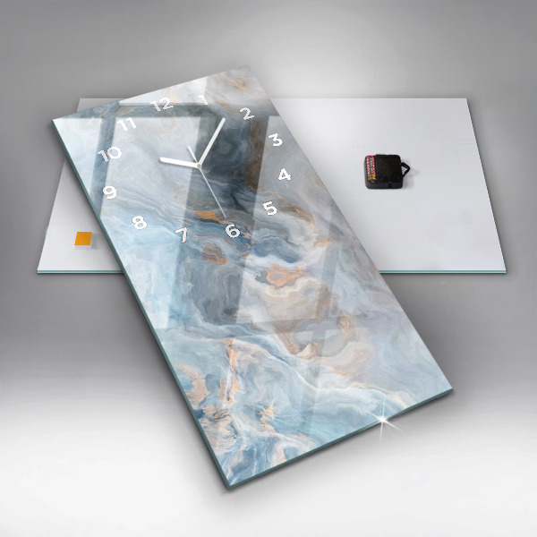 Vertikale Uhr Marmor-Muster