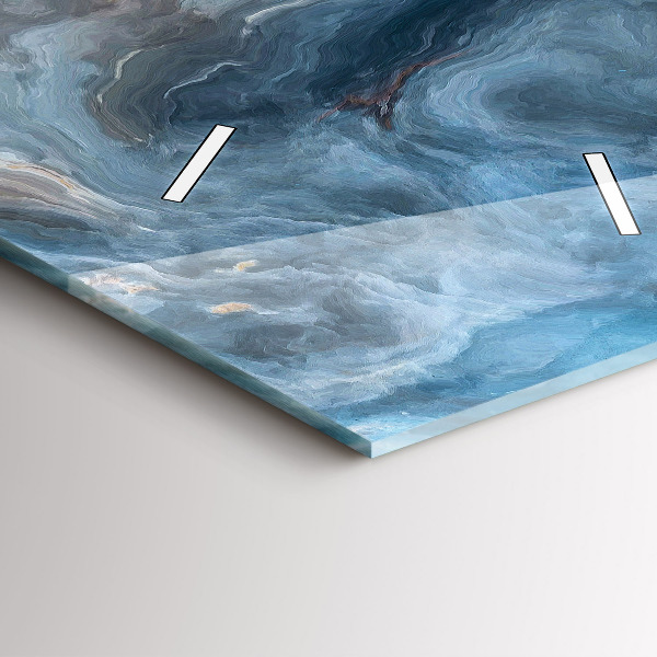 Vertikale Uhr Marmor-Muster