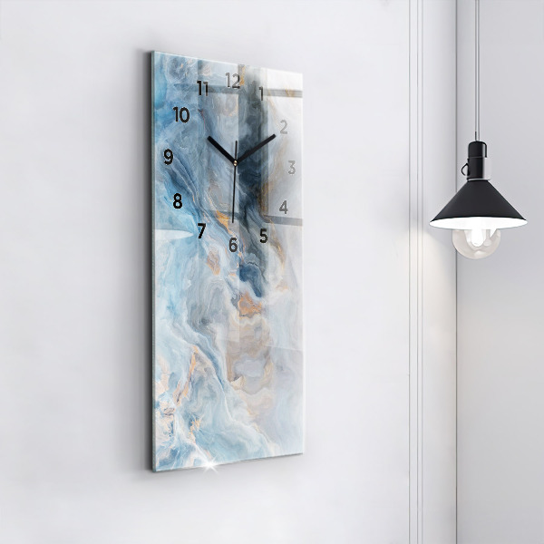 Vertikale Uhr Marmor-Muster
