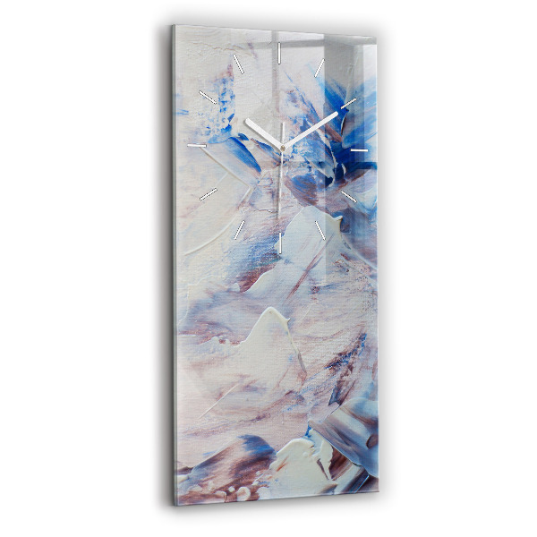 Vertikale Uhr mit motiv Abstrakte Farbtextur