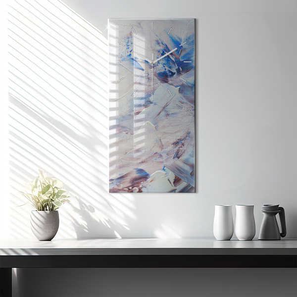 Vertikale Uhr mit motiv Abstrakte Farbtextur