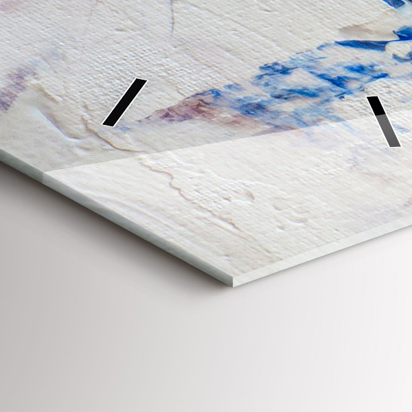 Vertikale Uhr mit motiv Abstrakte Farbtextur