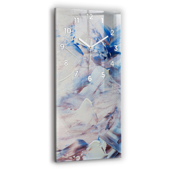 Vertikale Uhr mit motiv Abstrakte Farbtextur