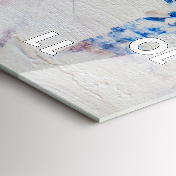 Vertikale Uhr mit motiv Abstrakte Farbtextur