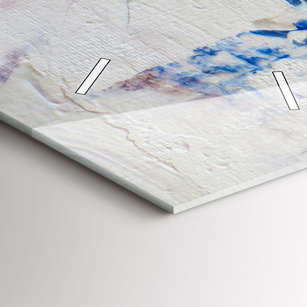 Vertikale Uhr mit motiv Abstrakte Farbtextur