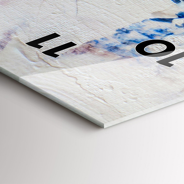 Vertikale Uhr mit motiv Abstrakte Farbtextur