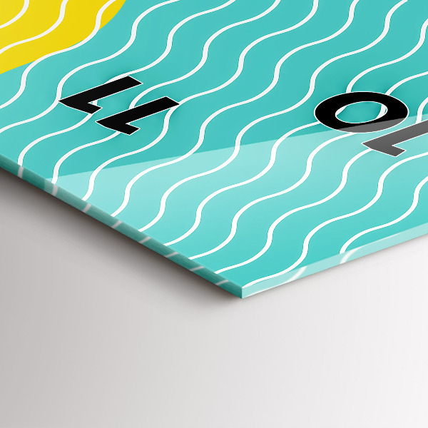 Vertikale Uhr POP-Abstraktion