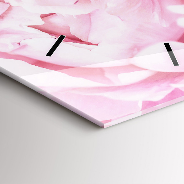 Vertikale Uhr mit motiv Blühende Blumen