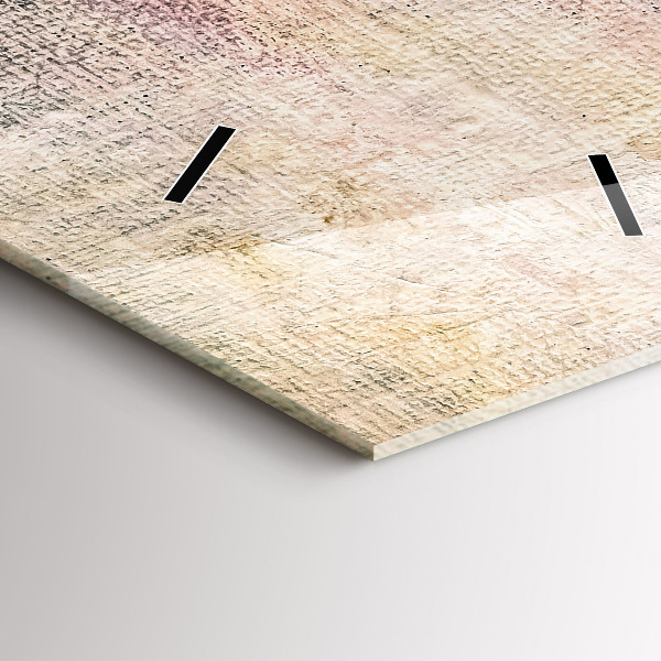 Vertikale Uhr Gemalte Abstraktion