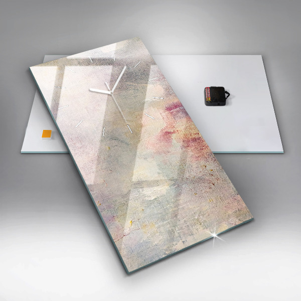 Vertikale Uhr Gemalte Abstraktion