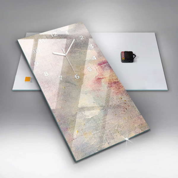 Vertikale Uhr Gemalte Abstraktion