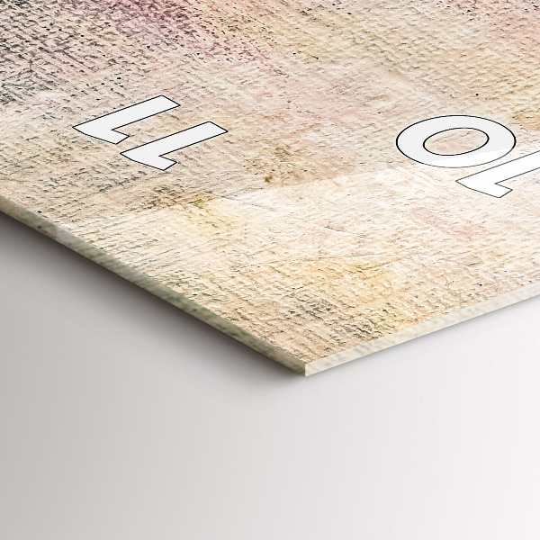 Vertikale Uhr Gemalte Abstraktion