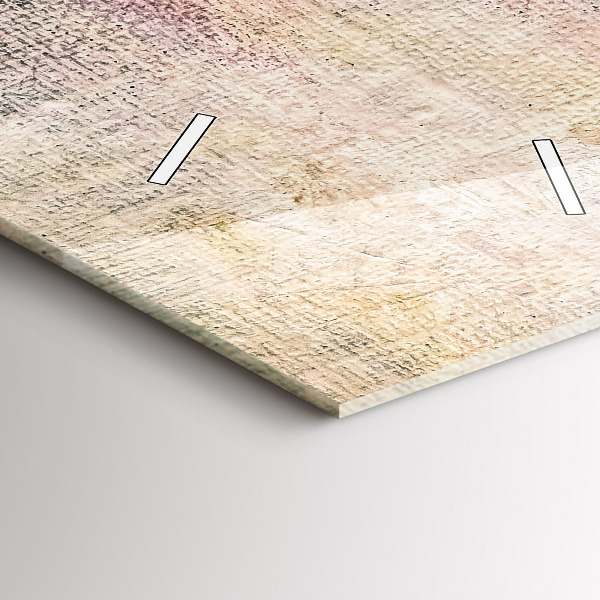 Vertikale Uhr Gemalte Abstraktion