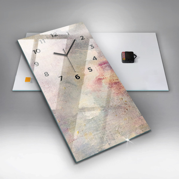 Vertikale Uhr Gemalte Abstraktion