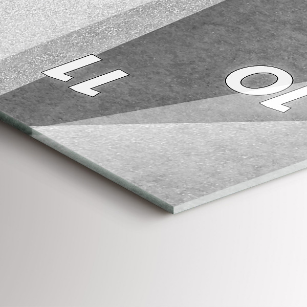 Vertikale Uhr Graue Geometrische Abstraktion