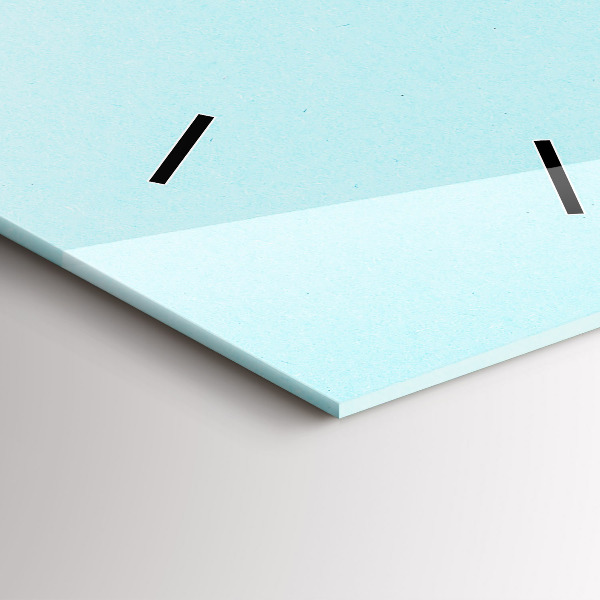 Vertikale Uhr mit motiv Pastellfarbenes Muster