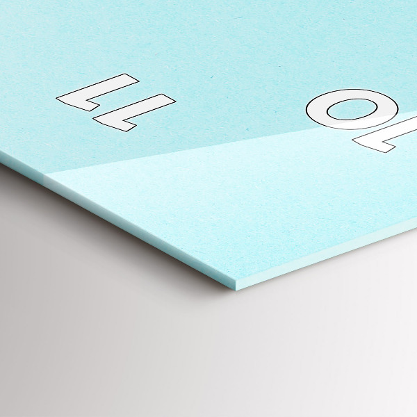 Vertikale Uhr mit motiv Pastellfarbenes Muster