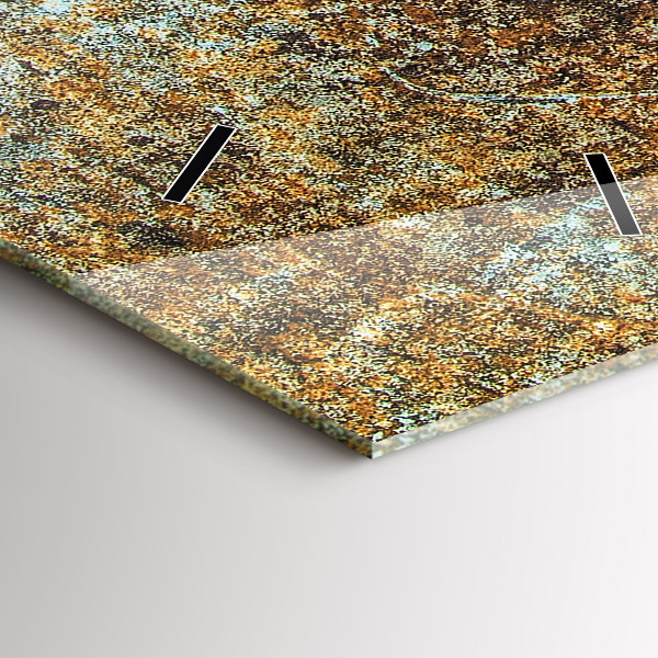 Vertikale Uhr Textur Altmetall