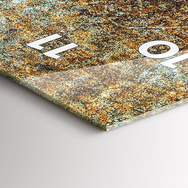 Vertikale Uhr Textur Altmetall