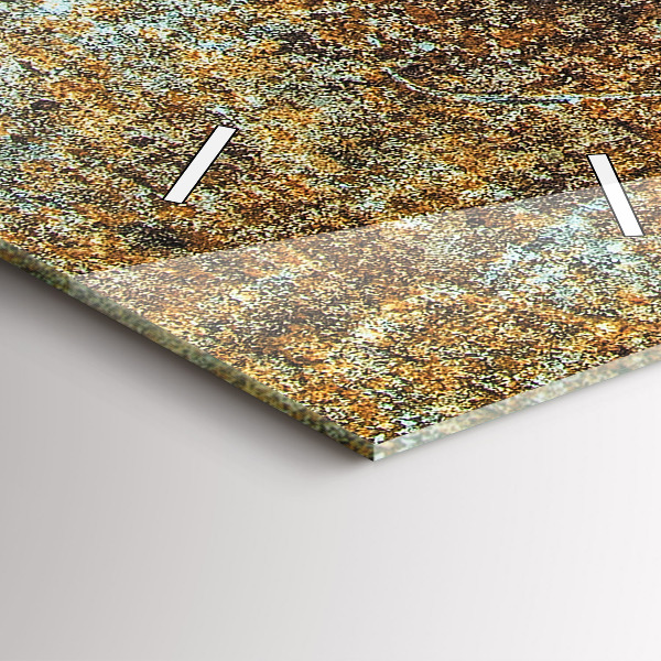 Vertikale Uhr Textur Altmetall