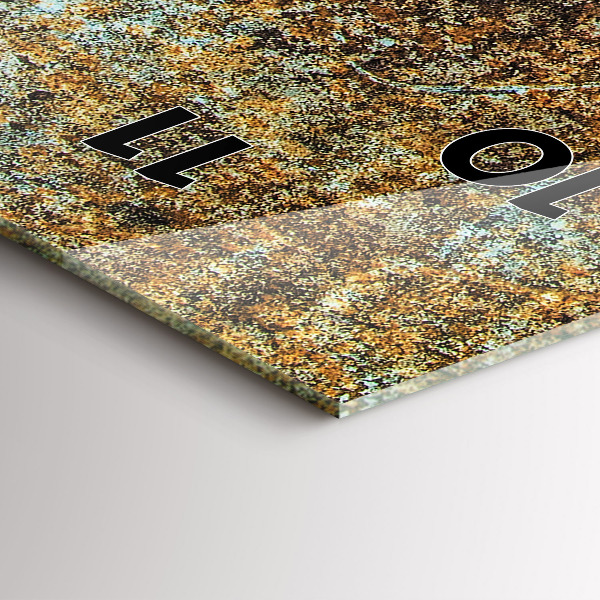 Vertikale Uhr Textur Altmetall