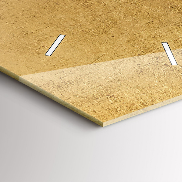 Vertikale Uhr Dekorative Leinwand