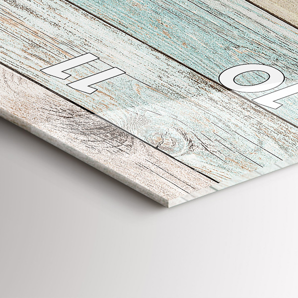 Vertikale Uhr Farbige Bretter