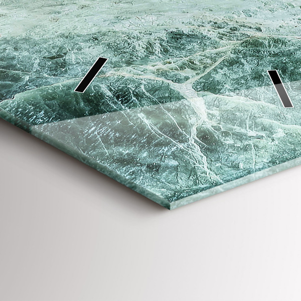 Vertikale Uhr mit motiv Marmor Stein Textur