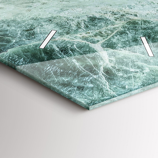 Vertikale Uhr mit motiv Marmor Stein Textur