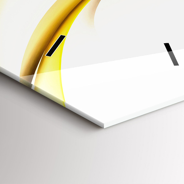 Vertikale Uhr mit motiv Abstrakte Welle