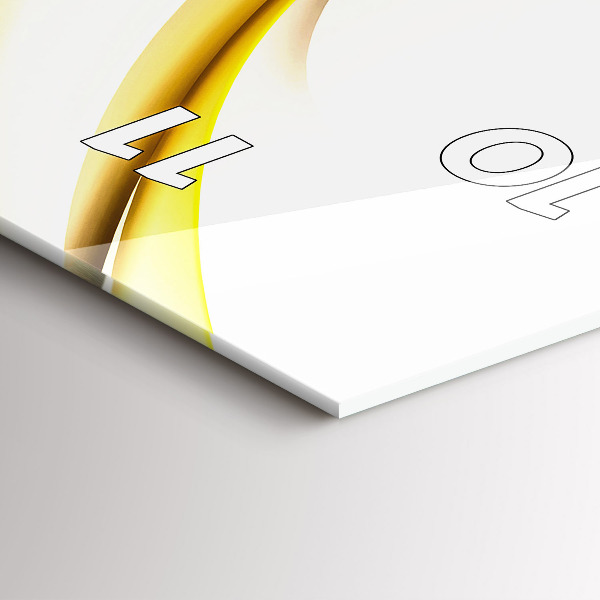 Vertikale Uhr mit motiv Abstrakte Welle