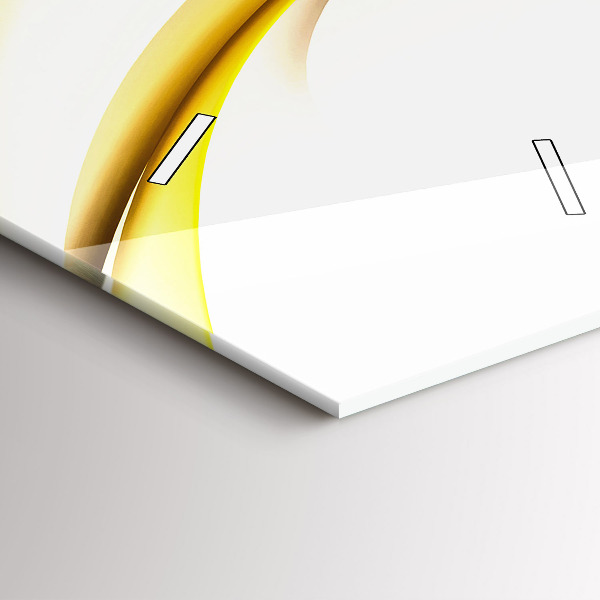 Vertikale Uhr mit motiv Abstrakte Welle