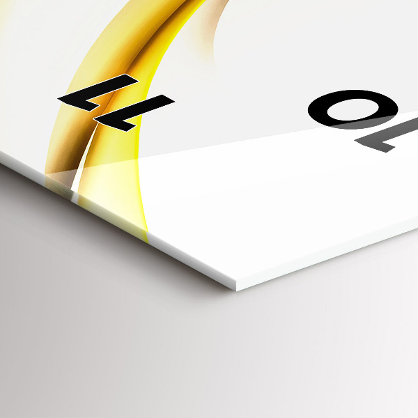 Vertikale Uhr mit motiv Abstrakte Welle