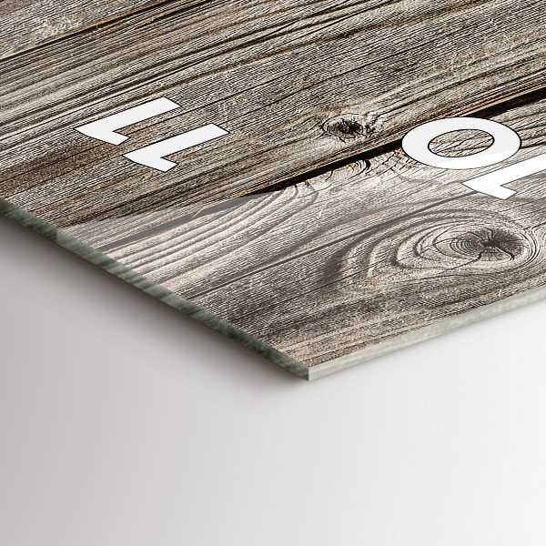 Vertikale Uhr Sonnenblumen auf den Brettern