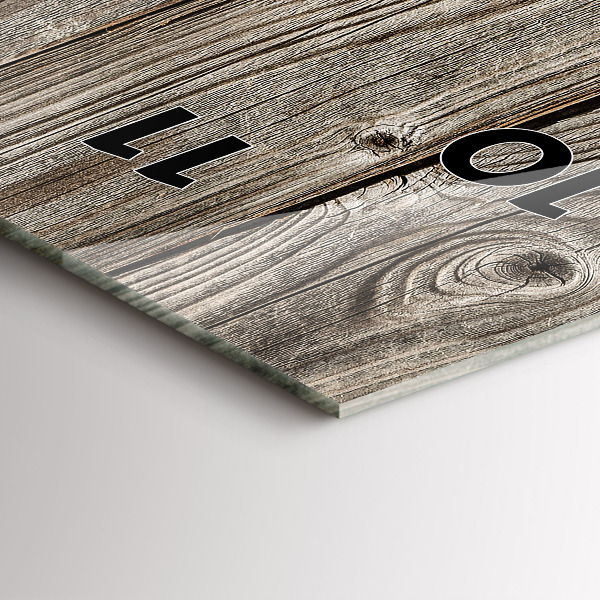 Vertikale Uhr Sonnenblumen auf den Brettern