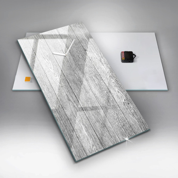 Vertikale Uhr Holztafeln