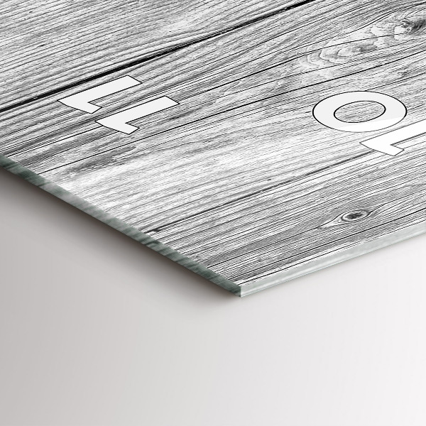 Vertikale Uhr Holztafeln