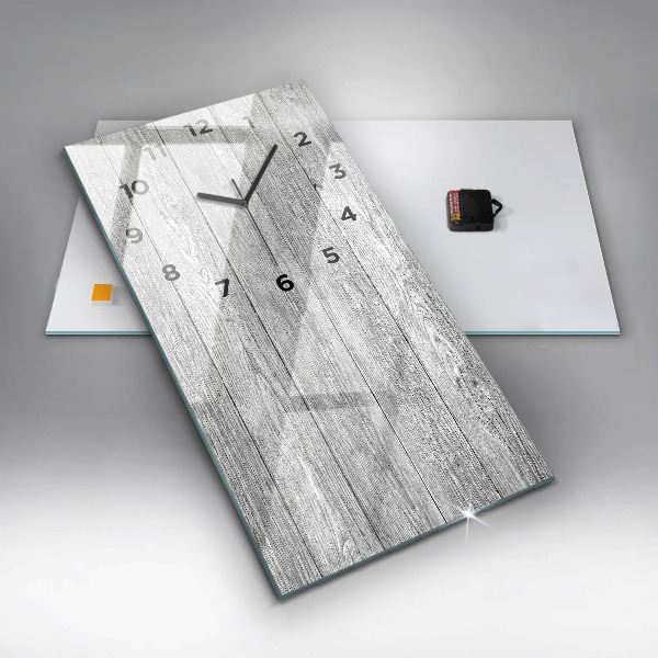 Vertikale Uhr Holztafeln