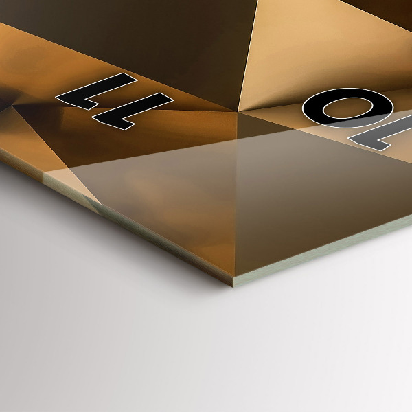 Vertikale Uhr Geometrische Textur