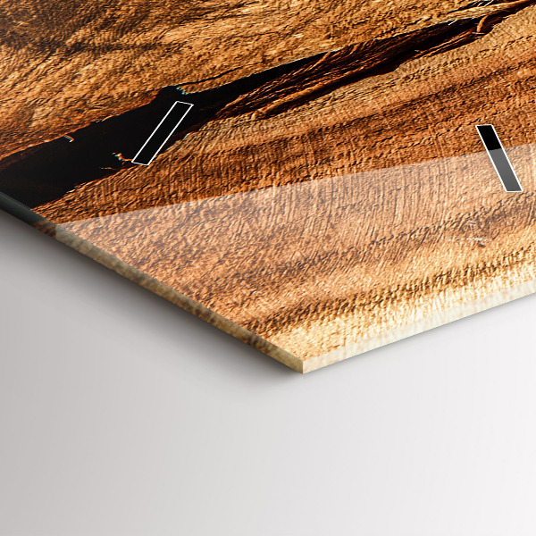 Vertikale Uhr Holz Textur